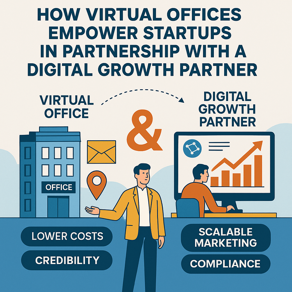 Discover how virtual offices and digital growth partners empower startups with low-cost compliance, credibility, and scalable marketing solutions in India. Virtual Office